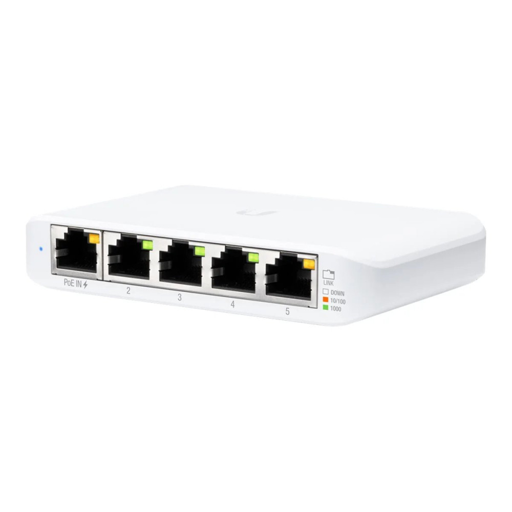 Ubiquiti UniFi Switch USW Flex Mini - Switch - Intelligente - 4 x 10/100/1000 + 1 x 10/100/1000 (PoE+)