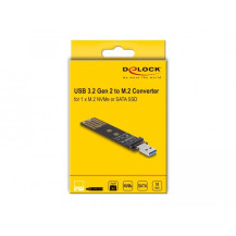 Adattatore di interfaccia Delock - M.2 - Carta M.2 (PCIe NVMe & SATA)