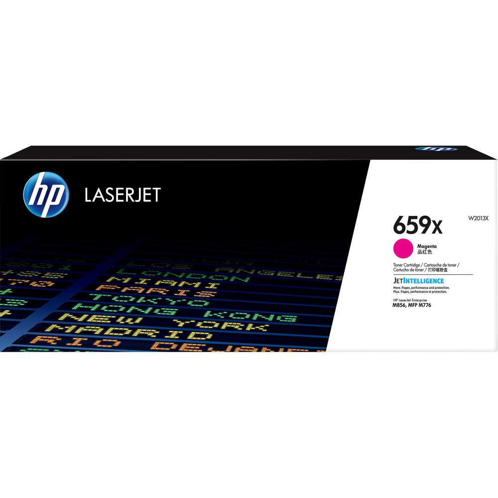 HP LaserJet Cartuccia toner magenta originale 659X ad alta capacità HP LaserJet Cartuccia toner magenta originale 659X ad alta capacità