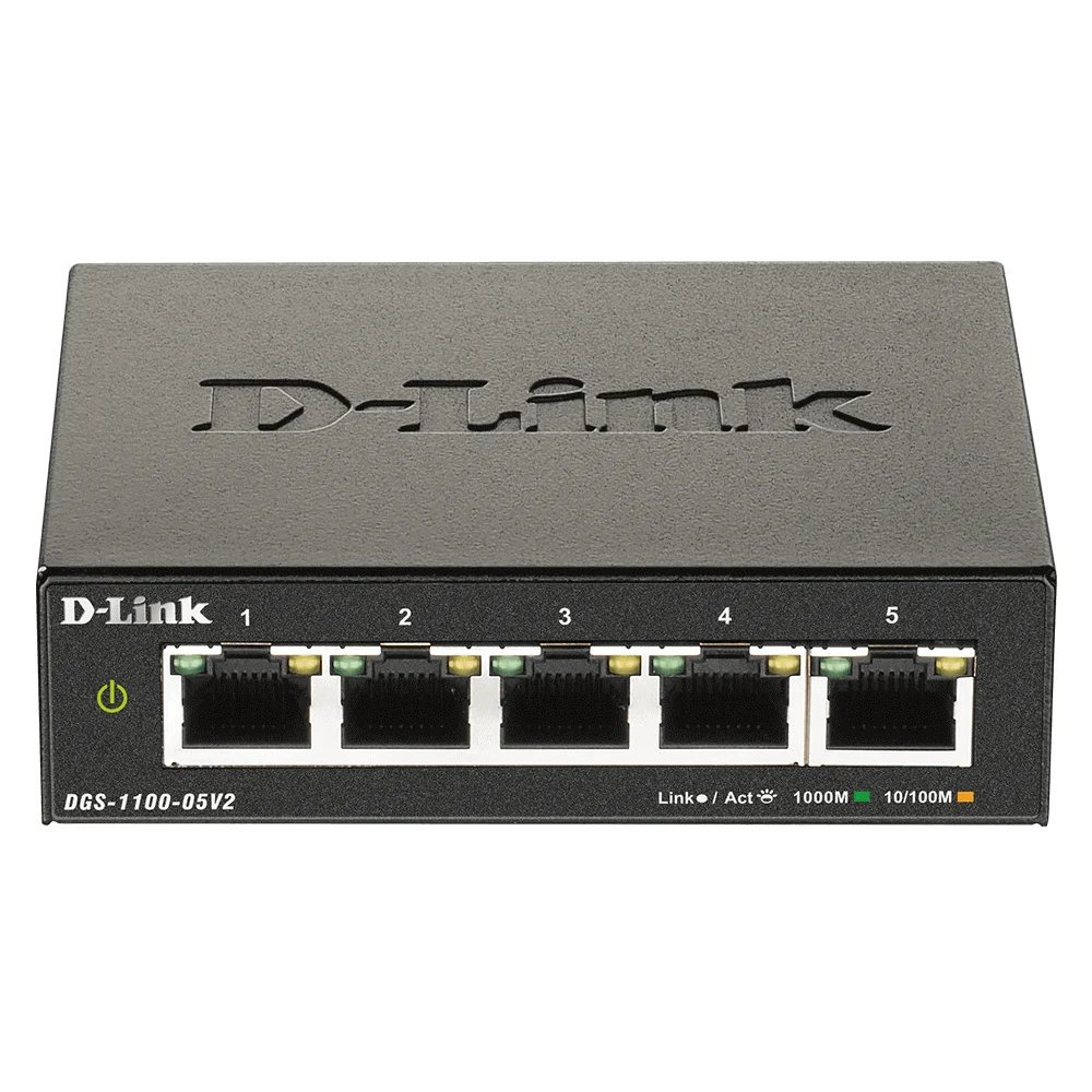 D-Link DGS 1100-05V2 - Switch - Intelligente - 5 x 10/100/1000