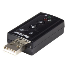 StarTech.com USB Audio Adapter 7.1 - USB su scheda sonora effetto sonoro virtuale 3D 7.1 - Carta suono con connettore USB (jack)