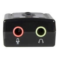StarTech.com USB Audio Adapter 7.1 - USB su scheda sonora effetto sonoro virtuale 3D 7.1 - Carta suono con connettore USB (jack)