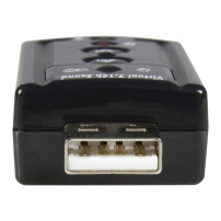 StarTech.com USB Audio Adapter 7.1 - USB su scheda sonora effetto sonoro virtuale 3D 7.1 - Carta suono con connettore USB (jack)