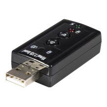 StarTech.com USB Audio Adapter 7.1 - USB su scheda sonora effetto sonoro virtuale 3D 7.1 - Carta suono con connettore USB (jack)