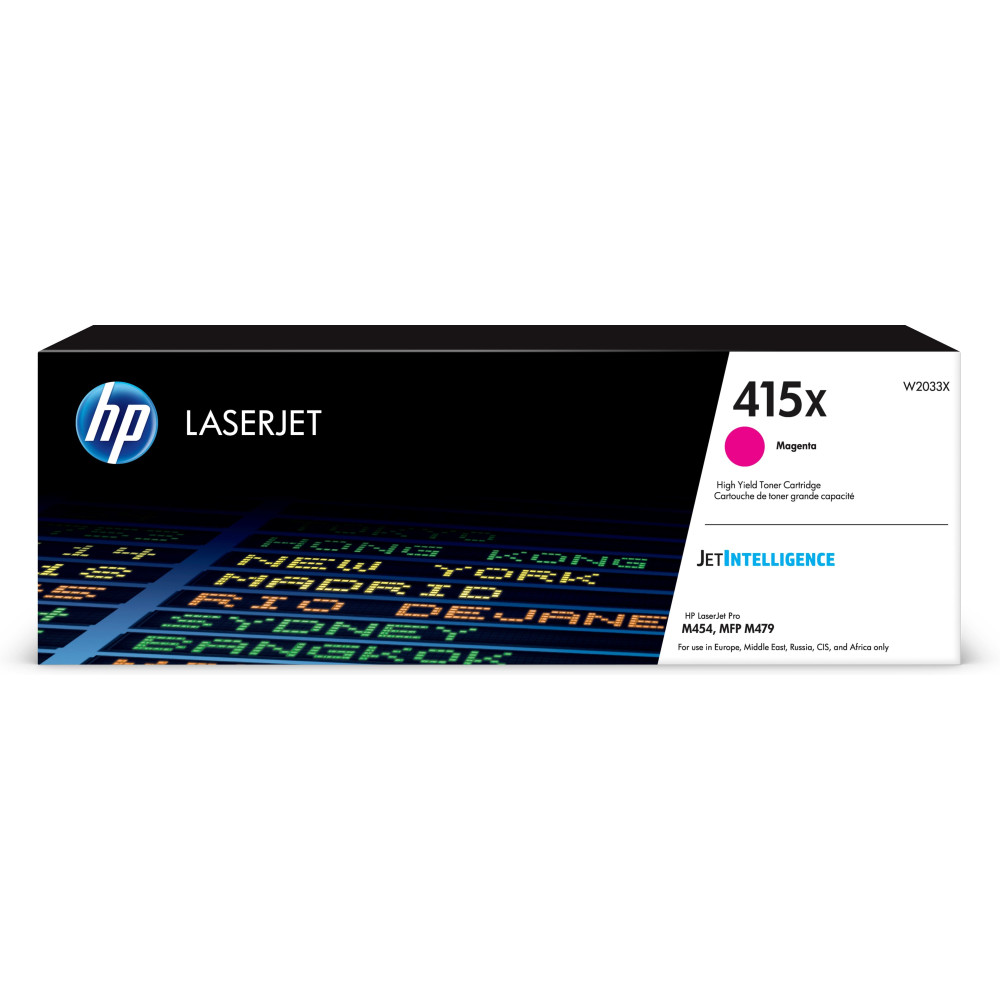 HP Cartuccia toner magenta originale LaserJet 415X ad alta capacità HP Cartuccia toner magenta originale LaserJet 415X ad alta capacità