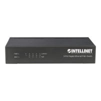 Intellinet 5-Switch Port Gigabit Ethernet PoE+, 4 porte PSE, IEEE 802.3at/af Power over Ethernet (PoE+/PoE)