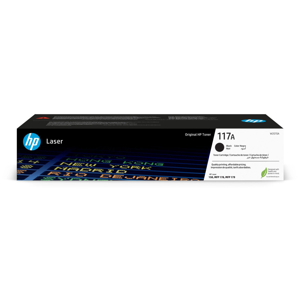 HP Cartuccia toner nero per stampante laser originale 117A HP Cartuccia toner nero per stampante laser originale 117A
