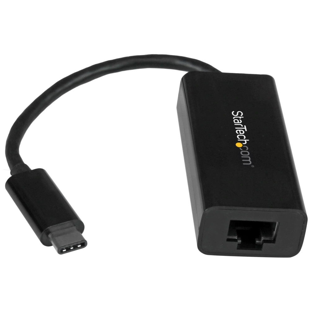 StarTech.com Adattatore USB C a Ethernet Gigabit - Nero - USB 3.1 to RJ45 LAN Network Adapter - USB Type C to Ethernet (US1GC30B