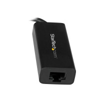 StarTech.com Adattatore USB C a Ethernet Gigabit - Nero - USB 3.1 to RJ45 LAN Network Adapter - USB Type C to Ethernet (US1GC30B