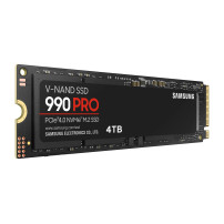 Samsung 990 PRO MZ-V9P4T0BW - SSD - crittografato - 4 TB - interno - M.2 2280 - PCIe 4.0 x4 (NVMe)