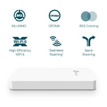 TP-LINK EAP615-Wall WiFi 6 Access Point PoE - nessun adattatore di rete