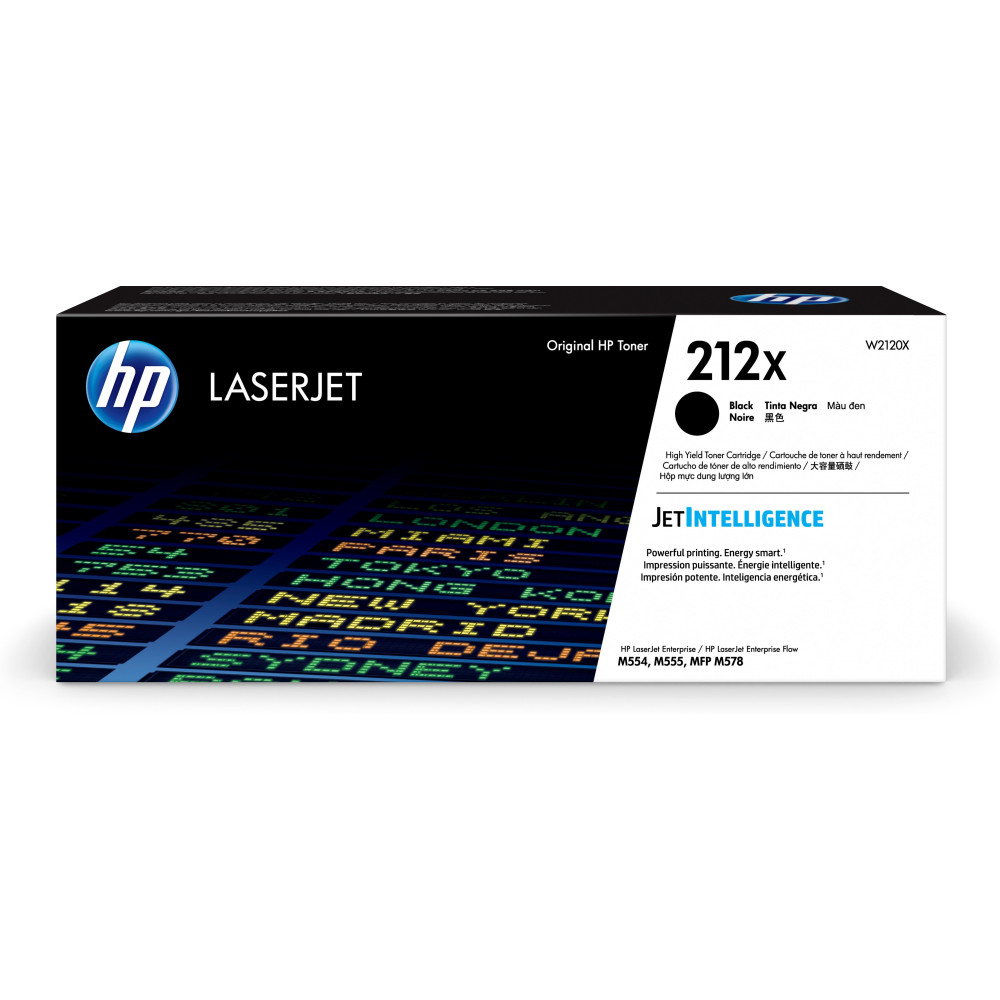 HP Cartuccia toner nero originale LaserJet 212X ad alta capacità HP Cartuccia toner nero originale LaserJet 212X ad alta capacità