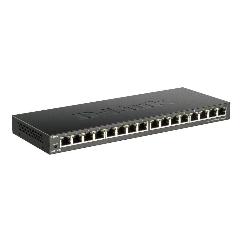 D-Link DGS 1016S - Switch - senza gestione - 16 x
