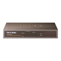 TP-LINK TL-SF1008P - Switch - 4 x 10/100 (PoE)