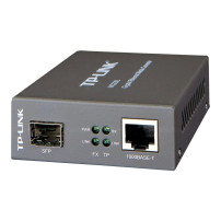 TP-LINK MC220L - Convertitore di media - GbE - 1000Base-LX, 1000Base-SX, 1000Base-LH - RJ-45 / SFP (mini-GBIC)