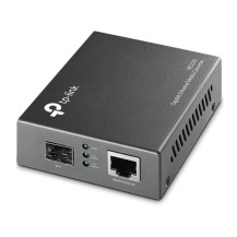 TP-LINK MC220L - Convertitore di media - GbE - 1000Base-LX, 1000Base-SX, 1000Base-LH - RJ-45 / SFP (mini-GBIC)