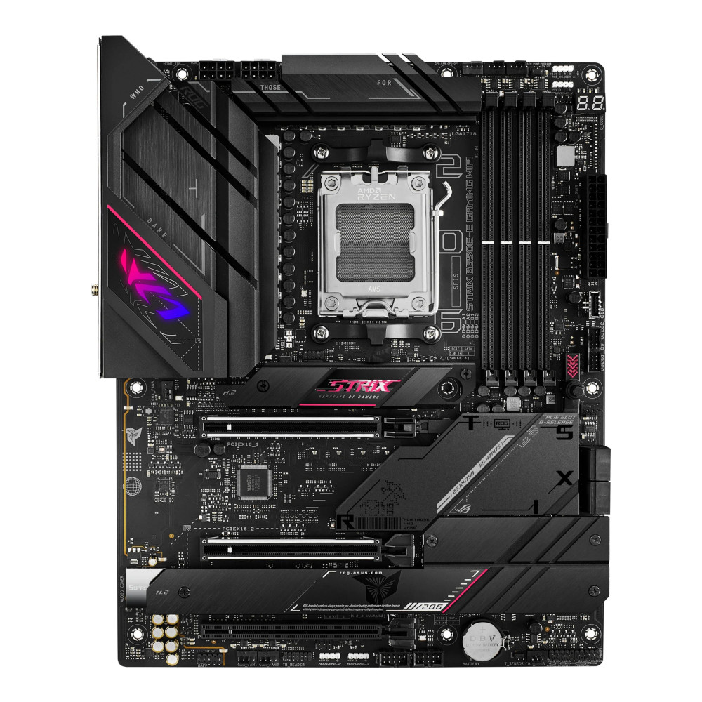 ASUS ROG Strix B650E-E Gaming Wi-Fi - Scheda madre - ATX - Socket AM5 - Chipset AMD B650 - USB-C 3.2 Gen 2x2, USB-C 3.2 Gen2, US
