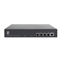Controller WLAN Gigabit LevelOne per fino a 128 AP, Nero, Metallo, Attivit├á, Connessione, Potenza, 256 MB, 16 MB, 10, 100, 1000