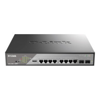 D-Link DSS 200G-10MPP - Switch - gestito - 8 x 10/100/1000 (PoE)