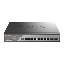 D-Link DSS 200G-10MPP - Switch - gestito - 8 x 10/100/1000 (PoE)
