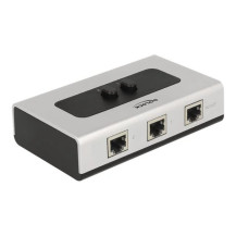 Delock Switch RJ45 10/100/1000 2 porte manuale