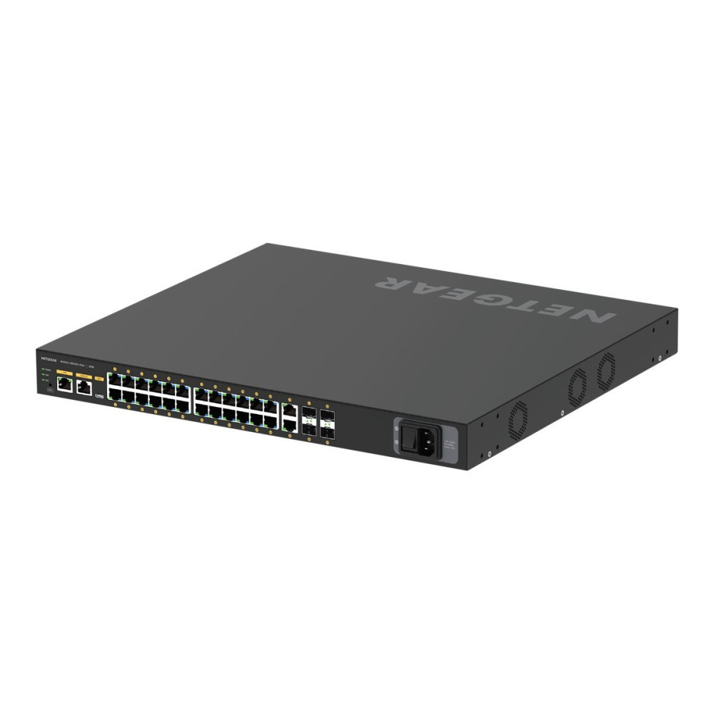 Netgear AV Line M4250-26G4XF-PoE+ - Switch - L3 - gestito - 24 x 10/100/1000 (PoE+)
