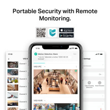 TP-LINK VIGI C540 V2 - Camera di sorveglianza per rete - panoramica / inclinazione - Piattaforma rotante - Esterno - resistente 