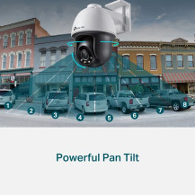 TP-LINK VIGI C540 V2 - Camera di sorveglianza per rete - panoramica / inclinazione - Piattaforma rotante - Esterno - resistente 