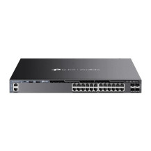 TP-LINK Omada SG6428XHP, Gestito, L3, Gigabit Ethernet (10/100/1000), Power over Ethernet (PoE), Montaggio in rack, 1U