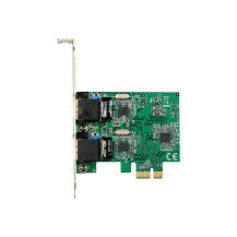 StarTech.com Dual Port Gigabit Ethernet NIC - 1 Gbps PCIe NIC - Adattatore server a doppio porto - Scheda Ethernet a doppio port