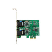 StarTech.com Dual Port Gigabit Ethernet NIC - 1 Gbps PCIe NIC - Adattatore server a doppio porto - Scheda Ethernet a doppio port