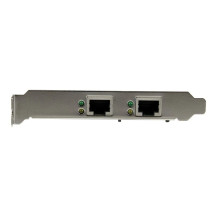 StarTech.com Dual Port Gigabit Ethernet NIC - 1 Gbps PCIe NIC - Adattatore server a doppio porto - Scheda Ethernet a doppio port