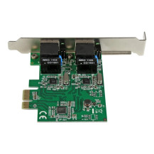 StarTech.com Dual Port Gigabit Ethernet NIC - 1 Gbps PCIe NIC - Adattatore server a doppio porto - Scheda Ethernet a doppio port