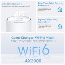 TP-LINK Deco X50-4G V1 - Sistema WLAN - (Router)