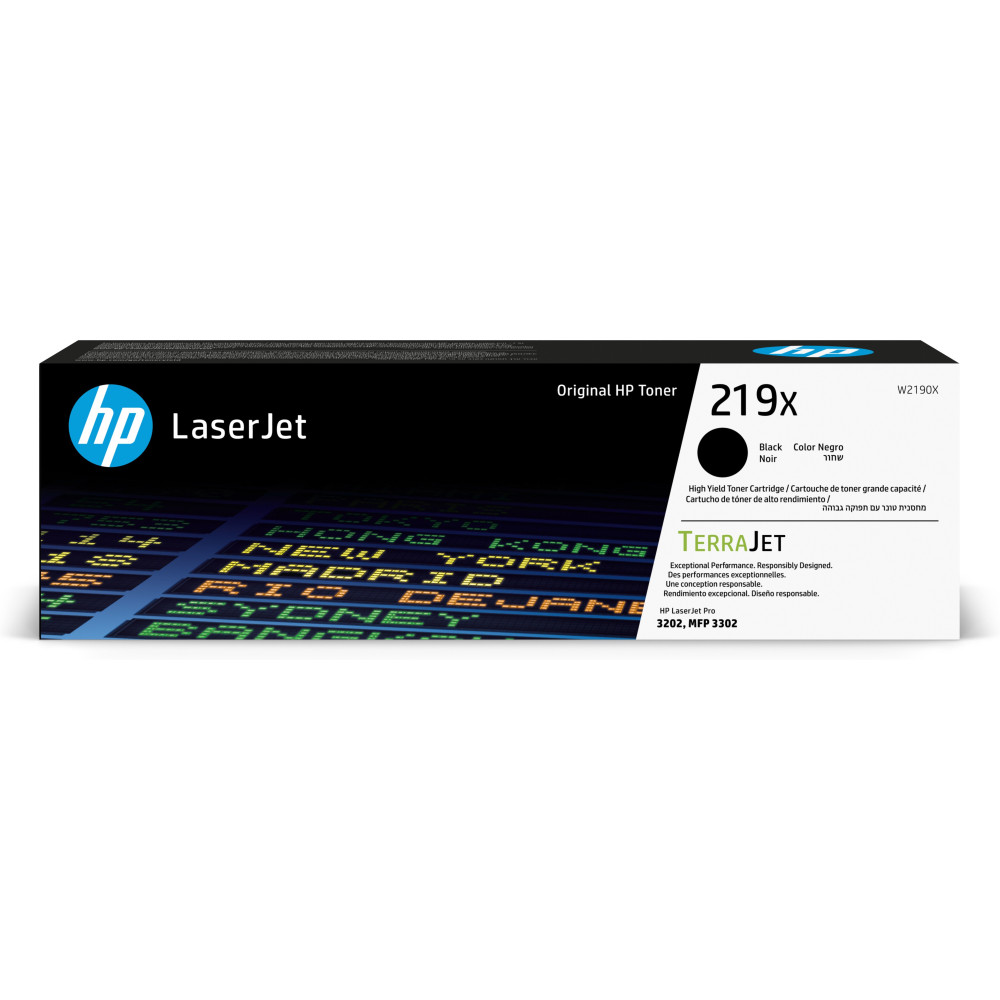 HP Cartuccia toner originale ad alta capacità LaserJet 219X nero HP Cartuccia toner originale ad alta capacità LaserJet 219X nero