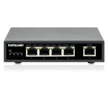 Intellinet Switch - 4 x 10/100/1000 (PoE+) + 1 x 10/100/1000 (Uplink)