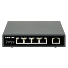 Intellinet Switch - 4 x 10/100/1000 (PoE+) + 1 x 10/100/1000 (Uplink)