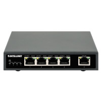 Intellinet Switch - 4 x 10/100/1000 (PoE+) + 1 x 10/100/1000 (Uplink)