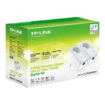 TP-LINK TL-PA4010PKIT Kit AV500+ con Pass Through AC - Kit di adattatori Powerline HomePlug AV (HPAV)