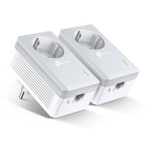 TP-LINK TL-PA4010PKIT Kit AV500+ con Pass Through AC - Kit di adattatori Powerline HomePlug AV (HPAV)