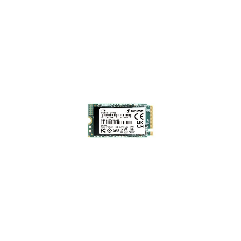 Transcend MTE400S - SSD - 1 TB - interno - M.2 2242 - PCIe 3.0 x4 (NVMe)
