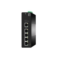 LevelOne Hilbert IGS-2105 - Switch - industriale, leggero - gestito - 4 x 10/100/1000 + 1 x 10/100/1000 (Uplink)