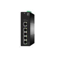 LevelOne Hilbert IGS-2105 - Switch - industriale, leggero - gestito - 4 x 10/100/1000 + 1 x 10/100/1000 (Uplink)