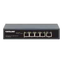 Intellinet Switch - 4 x 10/100/1000 (PoE+) + 1 x 10/100/1000 (traversamento PoE)