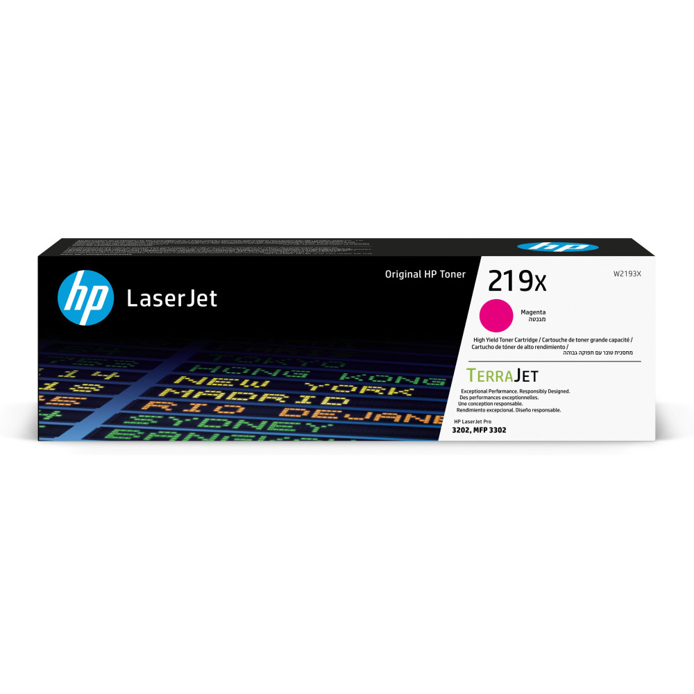 HP Cartuccia toner originale ad alta capacità LaserJet 219X magenta HP Cartuccia toner originale ad alta capacità LaserJet 219X magenta
