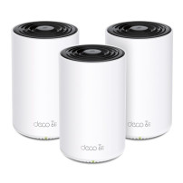 TP-LINK AXE5400 Tri-Band Mesh Wi-Fi 6E System, 3er Pack, Bianco, Interno, 670 m┬▓, Tri-Band (2,4 GHz/5 GHz/6 GHz), Wi-Fi 6E (802