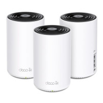 TP-LINK AXE5400 Tri-Band Mesh Wi-Fi 6E System, 3er Pack, Bianco, Interno, 670 m┬▓, Tri-Band (2,4 GHz/5 GHz/6 GHz), Wi-Fi 6E (802