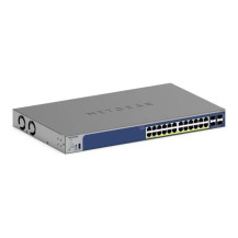 Netgear Smart GS728TXP - V3 - Switch - L3 Lite - Intelligente - 24 x 10/100/1000 (PoE+)