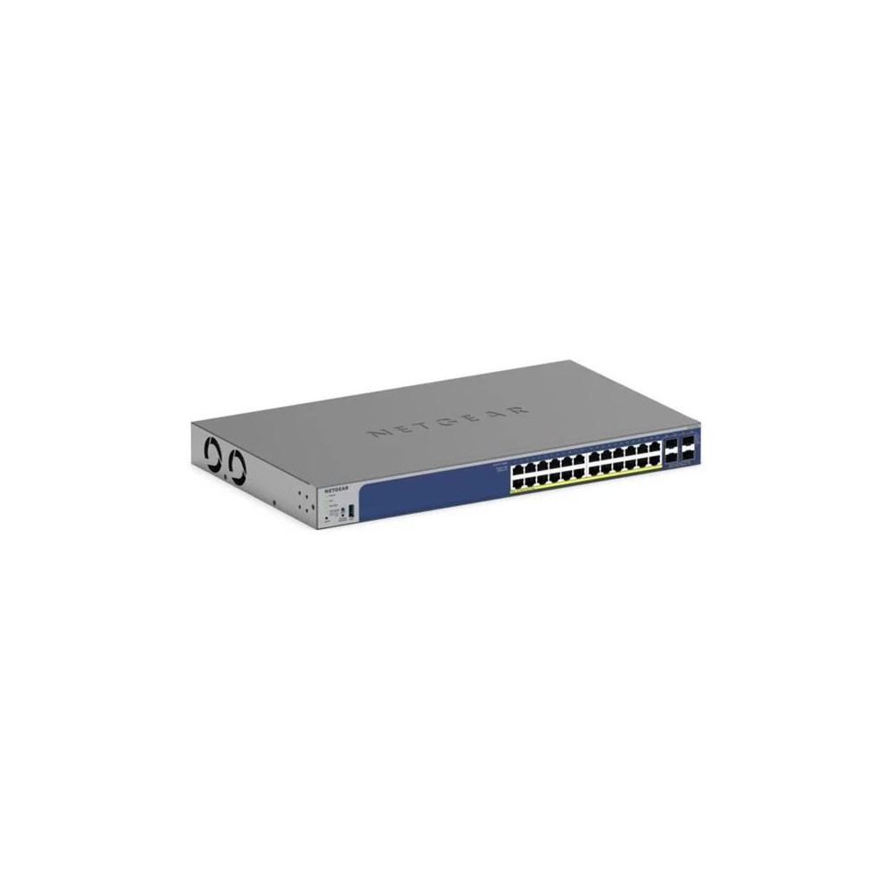 Netgear Smart GS728TXP - V3 - Switch - L3 Lite - Intelligente - 24 x 10/100/1000 (PoE+)