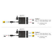 Divertitore/Switch video da Delock - 10 Gbps, bidirezionale